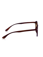 Celebrity Brown Oval Plastic Sunglasses For Men CLSN25-8121-02