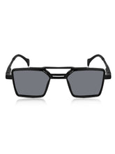 Celebrity Black Retro-Square Plastic Sunglasses For Men CLSN25-82819-01