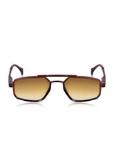 Celebrity Brown Retro-Square Plastic Sunglasses For Men CLSN25-82820-02