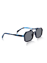Celebrity Blue Round Plastic Sunglasses For Men CLSN25-82822-04