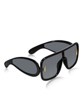 Celebrity Black Oversized Plastic Sunglasses For Men CLSN25-86984-07