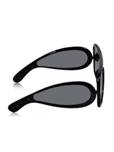 Celebrity Black Oversized Plastic Sunglasses For Men CLSN25-86984-07