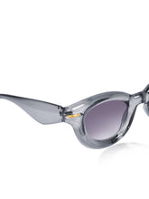 Celebrity Grey Oval Plastic Sunglasses For Men CLSN25-87017-04