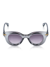 Celebrity Grey Oval Plastic Sunglasses For Men CLSN25-87017-04