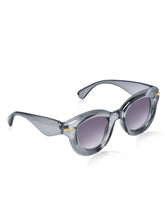 Celebrity Grey Oval Plastic Sunglasses For Men CLSN25-87017-04