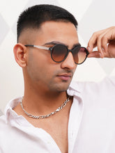 Celebrity Brown Square Plastic Sunglasses For Men CLSN25-936 DC-2