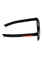 Celebrity Black Retro-Square Plastic Sunglasses For Men CLSN25-B1024-01
