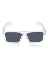 Celebrity White Retro-Square Plastic Sunglasses For Men CLSN25-B1024-03