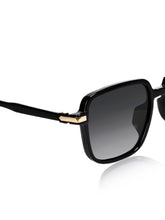Celebrity Black Square Plastic Sunglasses For Men CLSN25-DC1001-01
