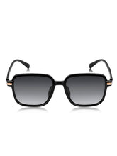 Celebrity Black Square Plastic Sunglasses For Men CLSN25-DC1001-01
