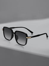 Celebrity Black Square Plastic Sunglasses For Men CLSN25-DC1001-01