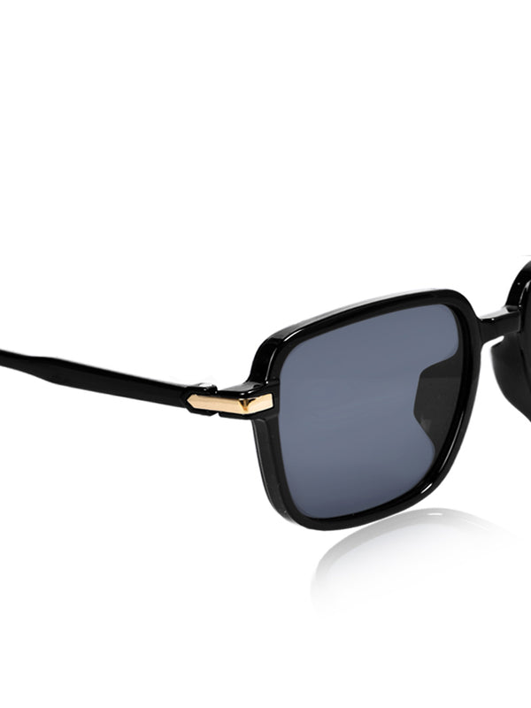 Celebrity Black Square Plastic Sunglasses For Men CLSN25-DC1001-08