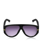 Celebrity Black Oversized Plastic Sunglasses For Men CLSN25-V696-01