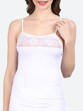 Fleurt White Forbe Lycra Premium Baby Doll Dress for Women HOBF-BD-0121-WH