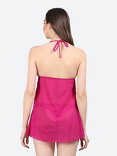 Fleurt Royal Pink Power Net Honey Moon Dress Dress for Women HOBF-BD-99-R.PK