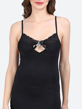 Fleurt Black Forbe Lycra Honey Moon Dress Dress for Women HOBF-BD-0118-BK
