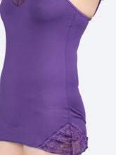 Fleurt Purple Forbe Lycra Honey Moon Dress Dress for Women HOBF-BD-0143-PR