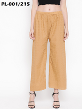 Fleurt Breathable Cotton Chikan Palazzo for Summer HOBK275