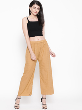 Fleurt Breathable Cotton Chikan Palazzo for Summer HOBK275