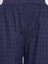 Fleurt Stylish Cotton Chikan Palazzo Pants for Women HOBK279