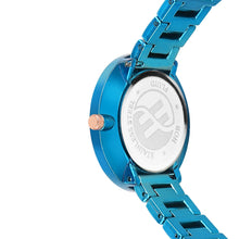 Fluid  Blue Round Metal Strap Analog Watches for Women FLWatch23-014-BL01