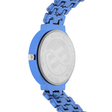 Fluid  Blue Round Metal Strap Analog Watches for Women FLWatch23-012-BL01