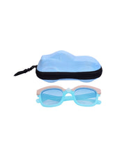 FROGGY Blue Plastic Full Rim UV Protected Stylish Sunglasses For Kids Boys & Girls-8238A-BL