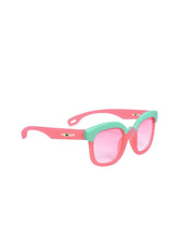 FROGGY Pink Plastic Full Rim UV Protected Stylish Sunglasses For Kids Boys & Girls-8238A-PK