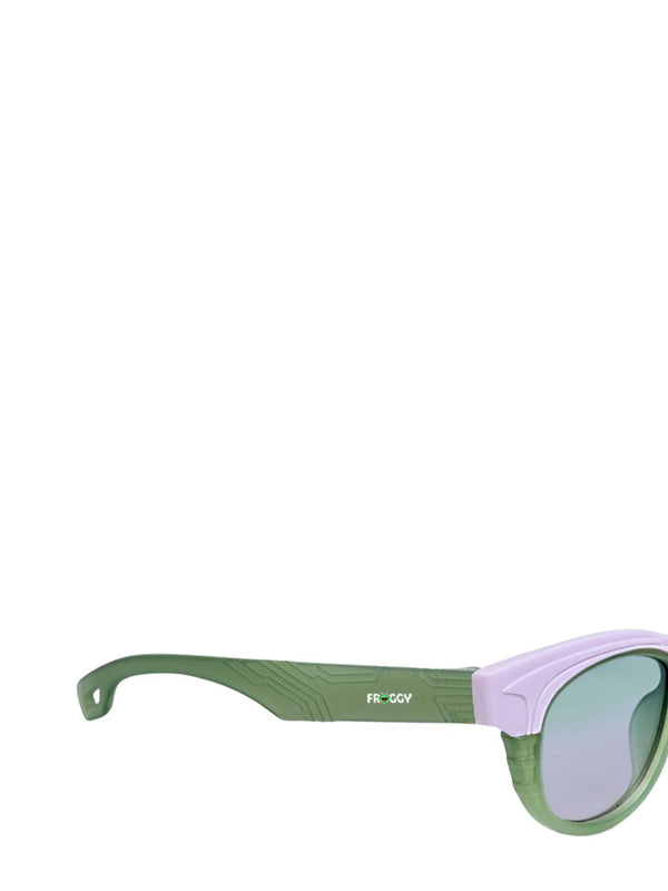 FROGGY Green Plastic Full Rim UV Protected Stylish Sunglasses For Kids Boys & Girls-8239A-GR