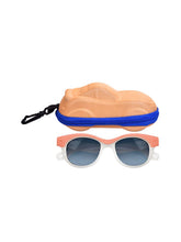 FROGGY White Plastic Full Rim UV Protected Stylish Sunglasses For Kids Boys & Girls-8239A-WH