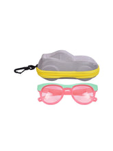 FROGGY Pink Plastic Full Rim UV Protected Stylish Sunglasses For Kids Boys & Girls-8240A-PK