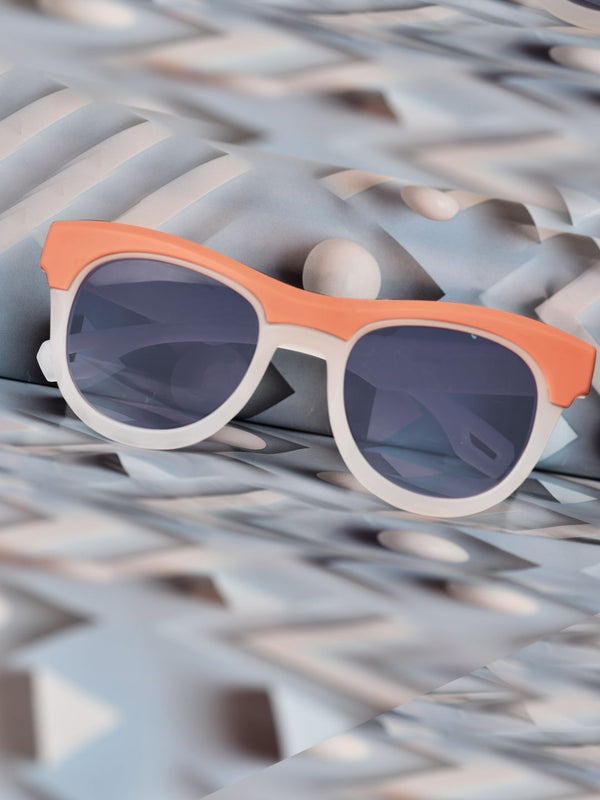 FROGGY White Plastic Full Rim UV Protected Stylish Sunglasses For Kids Boys & Girls-8240A-WH