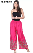 Fleurt Unique Half Print Palazzo for Everyday Fashion HOBK298