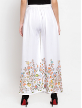 Comfortable Half Print Palazzo in Chic Design HOBK300