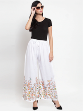 Comfortable Half Print Palazzo in Chic Design HOBK300