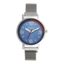 Fluid  Silver Round Allow Strap Analog Watches for Women FLWatch23-023-SL02