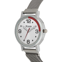 Fluid  Silver Round Allow Strap Analog Watches for Women FLWatch23-023-SL01