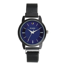 Fluid  Blue Round Allow Strap Analog Watches for Women FLWatch23-819L-BL01