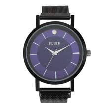 FLUID Blue Allow Strap Watches For Men FLWatch24-819G-BL01