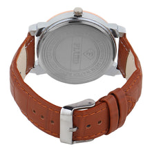 FLUID Brown Leather Strap Watches For Men FLWatch23-020-SL02
