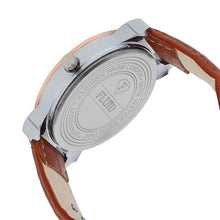 FLUID Brown Leather Strap Watches For Men FLWatch23-020-SL02