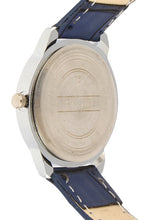 Fluid  Blue Round Leather Strap Analog Watches for Women FLWatch23-771L-BL01