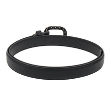 Sandy D Carter Women Black Artificial Leather Stylish Waist Belt for Jeans & Dress SDC-016-BK