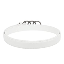 Sandy D Carter Women White Artificial Leather Stylish Waist Belt for Jeans & Dress SDC-015-WH