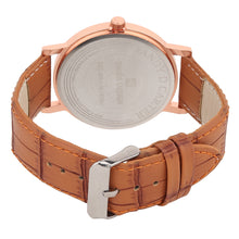 Sandy D Carter Synthetic Brown Analogue Round Watches for Men_SDC24-111G-BR
