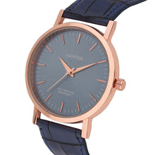 Sandy D Carter Synthetic Blue Analogue Round Watches for Men_SDC24-112G-BL