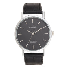 Sandy D Carter Synthetic Black Analogue Round Watches for Men_SDC24-114G-BK