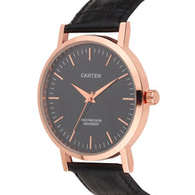 Sandy D Carter Synthetic Black Analogue Round Watches for Men_SDC24-113G-BK