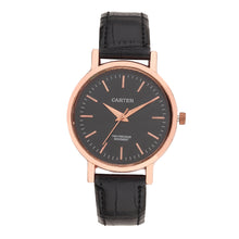 Sandy D Carter Synthetic Black Analogue Round Watches for Women_SDC24-113L-BK