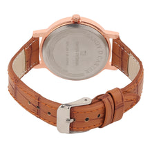 Sandy D Carter Synthetic Brown Analogue Round Watches for Women_SDC24-111L-BR